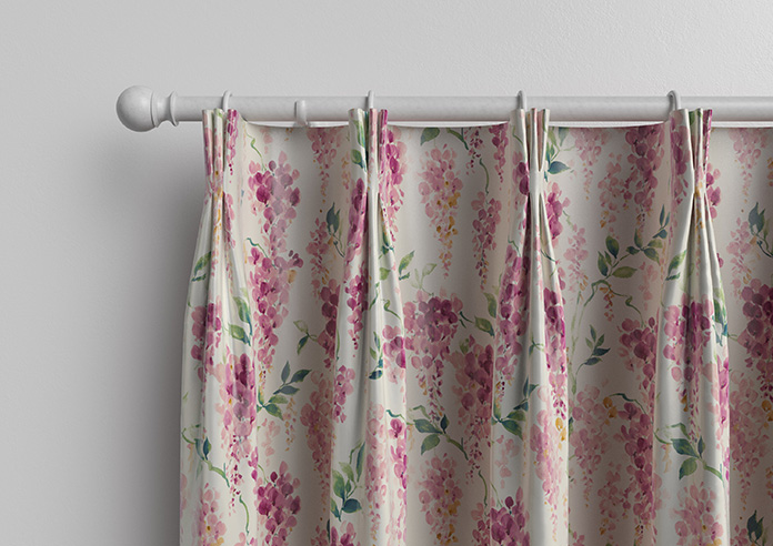 Wisteria Silk, Rosewood - Made to Measure Curtains - Image 11